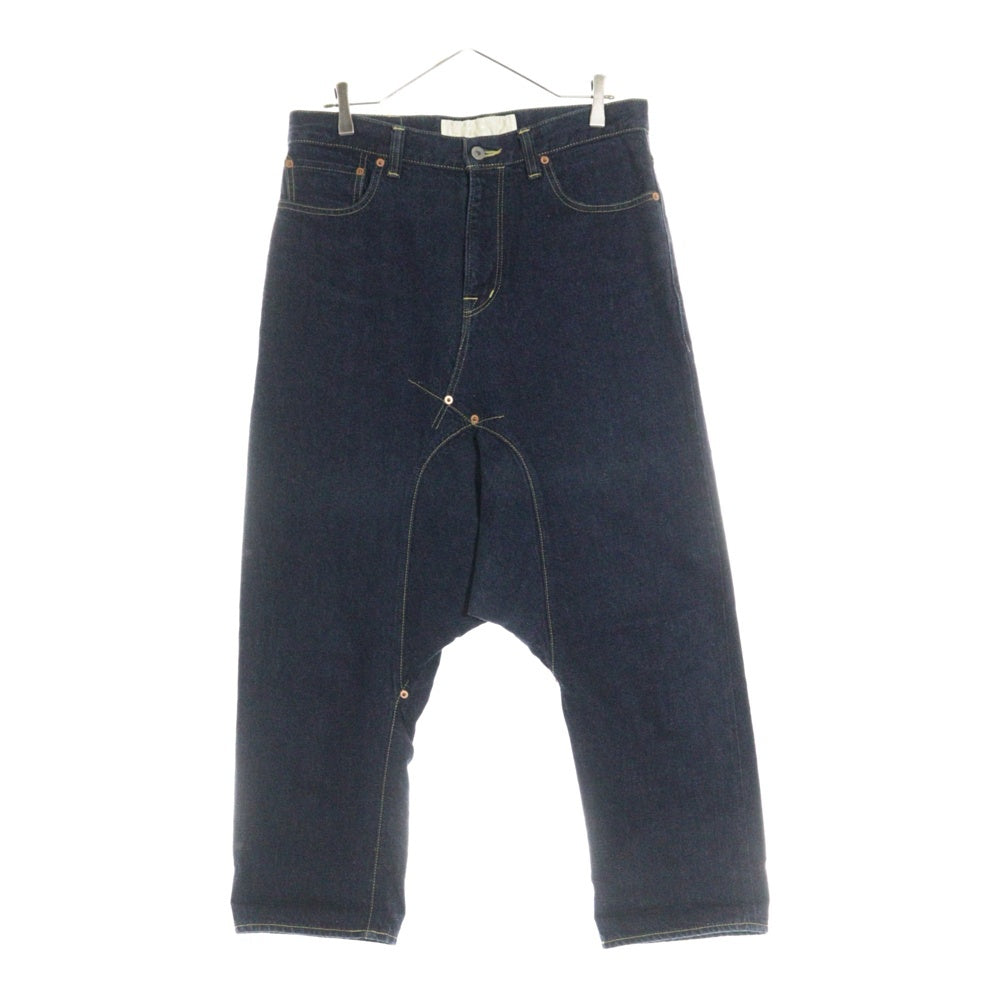 GANRYU(ガンリュウ) 15AW セルビッチサルエルデニムパンツ インディゴ EP-P001