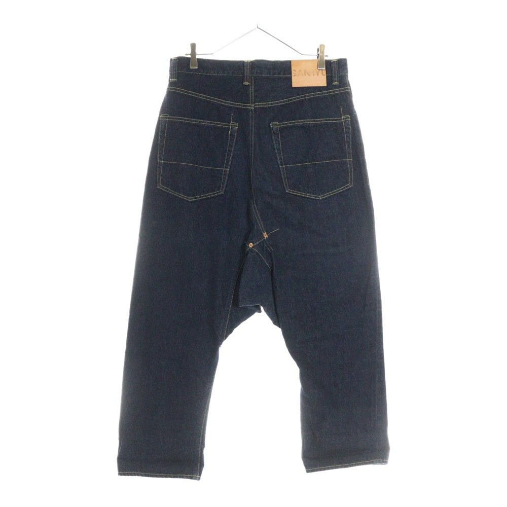 GANRYU(ガンリュウ) 15AW セルビッチサルエルデニムパンツ インディゴ EP-P001