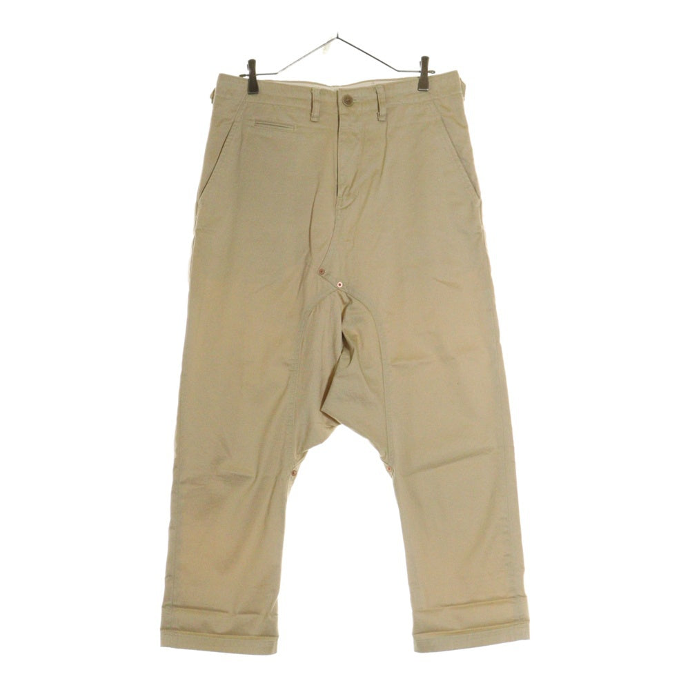 GANRYU(ガンリュウ) 15AW チノサルエルパンツ ベージュ EQ-P009