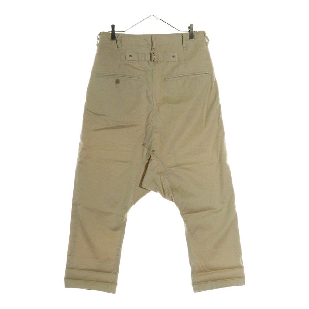 GANRYU(ガンリュウ) 15AW チノサルエルパンツ ベージュ EQ-P009