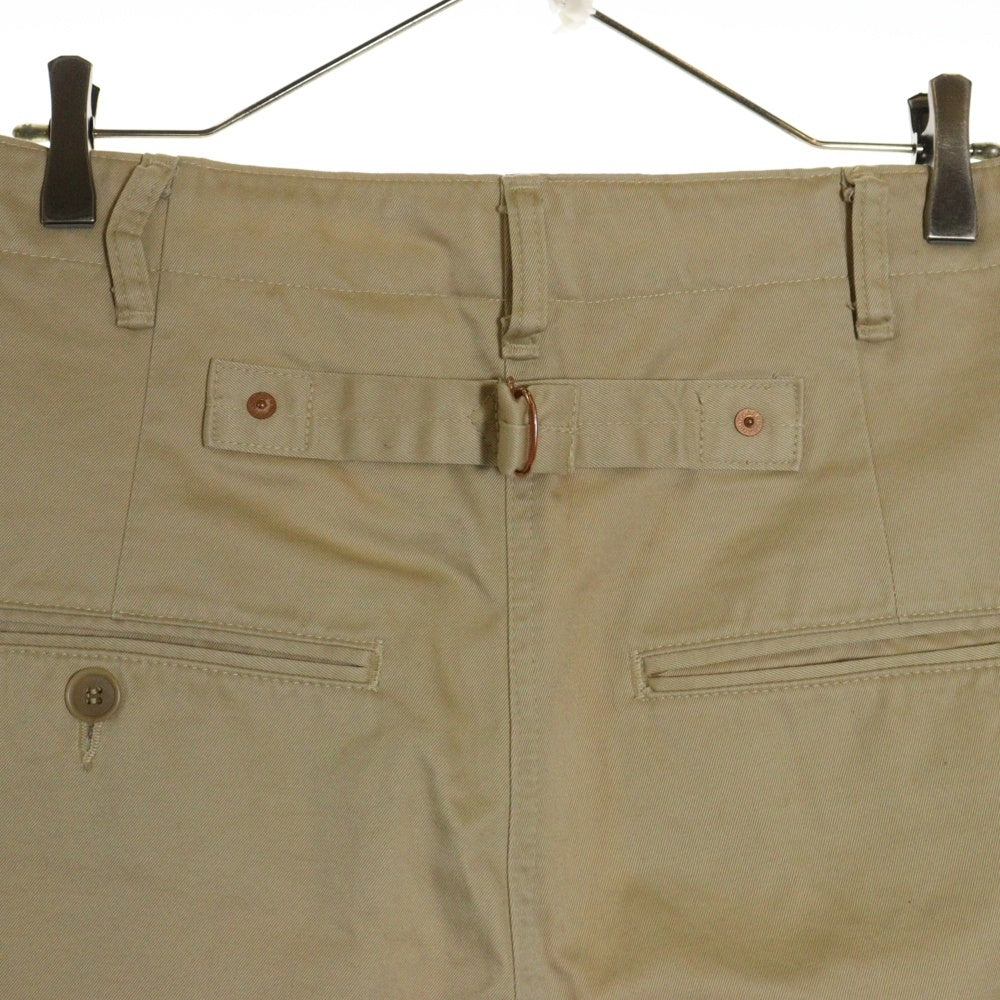 GANRYU(ガンリュウ) 15AW チノサルエルパンツ ベージュ EQ-P009