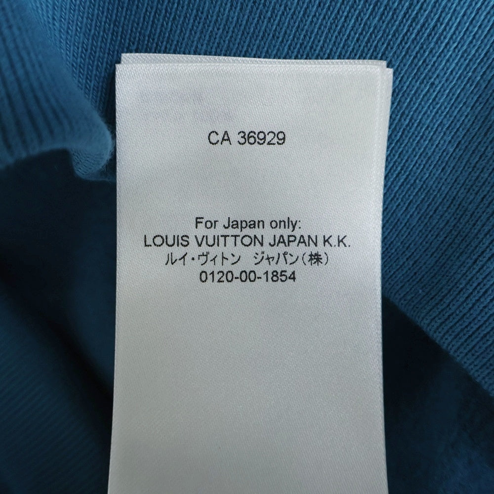 LOUIS VUITTON(ルイヴィトン) 22AW シグネチャーロゴ プルオーバーパーカー ブルー RM222E IHN HNY56W