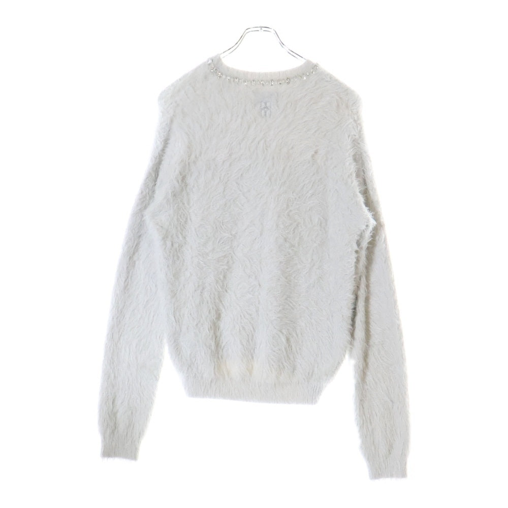 BIRTH OF ROYAL CHILD(バースオブロイヤルチャイルド) Diamond Mink Sweater ラインストーンモヘアラメニット