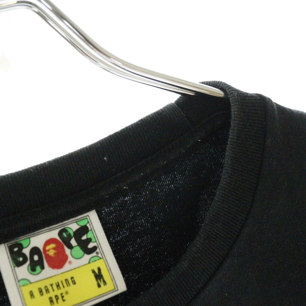 A BATHING APE(アベイシングエイプ) ABC CAMO COLLEGE ATS TEE ABC カモ カレッジ ATS 半袖Tシャツカットソー ブラック