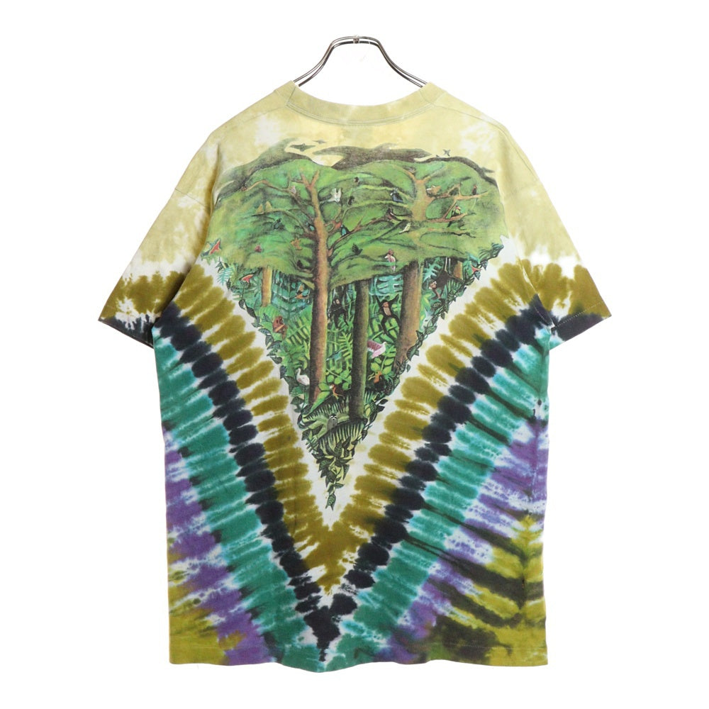 VINTAGE(ヴィンテージ) 90s LIQUID BLUE タイダイプリント クルーネック半袖Tシャツカットソー マルチカラー