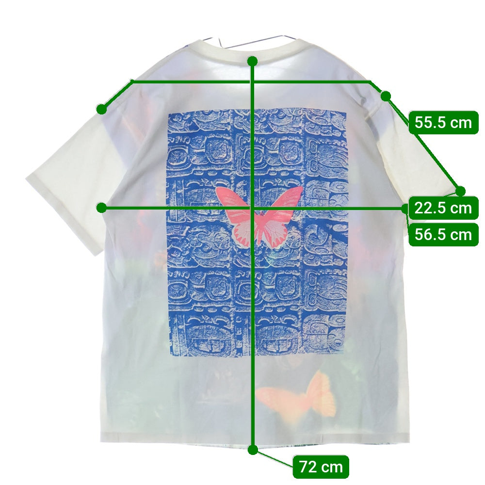 VINTAGE(ヴィンテージ) 90s Miles Davis Heaven smiles マイルス・デイヴィス ヘヴンスマイルス 両面プリントクルーネック半袖Tシャツカットソー ホワイト