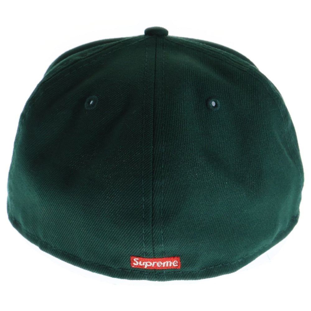 SUPREME(シュプリーム) 22AW ×New Era S Logo ×ニューエラ ロゴ刺繍 ベースボールキャップ 帽子 グリーン