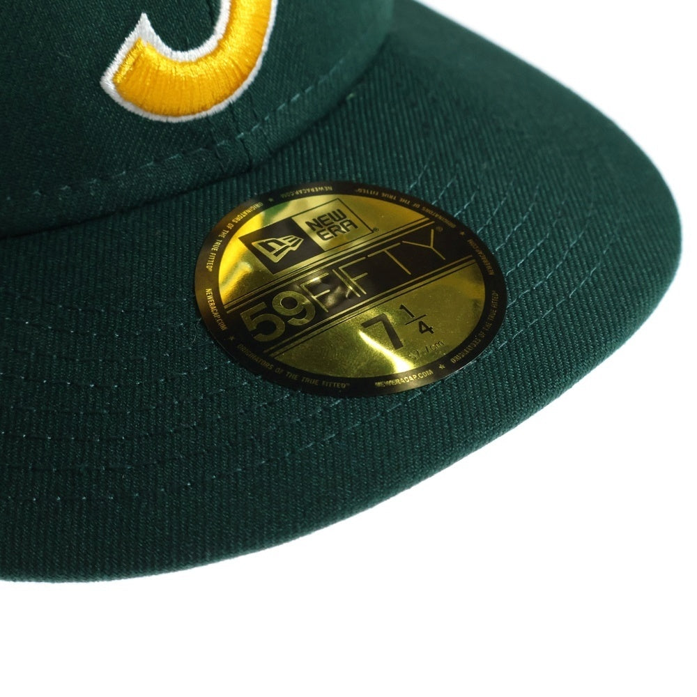 SUPREME(シュプリーム) 22AW ×New Era S Logo ×ニューエラ ロゴ刺繍 ベースボールキャップ 帽子 グリーン