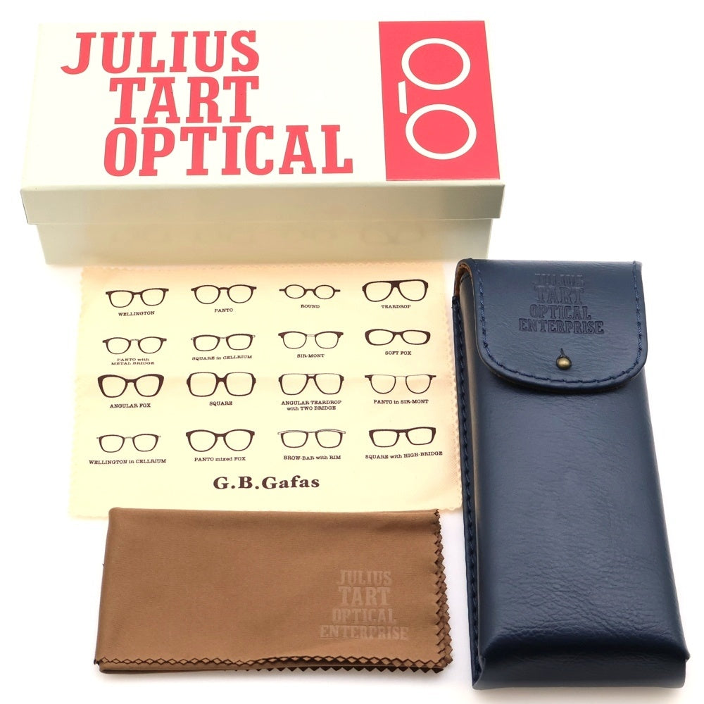 JULIUS TART OPTICAL(ジュリアス タートオプティカル) BRYAN Grey Crystal 2 ブライアングレークリスタル ウェリントンサングラス 眼鏡 クリアブラック
