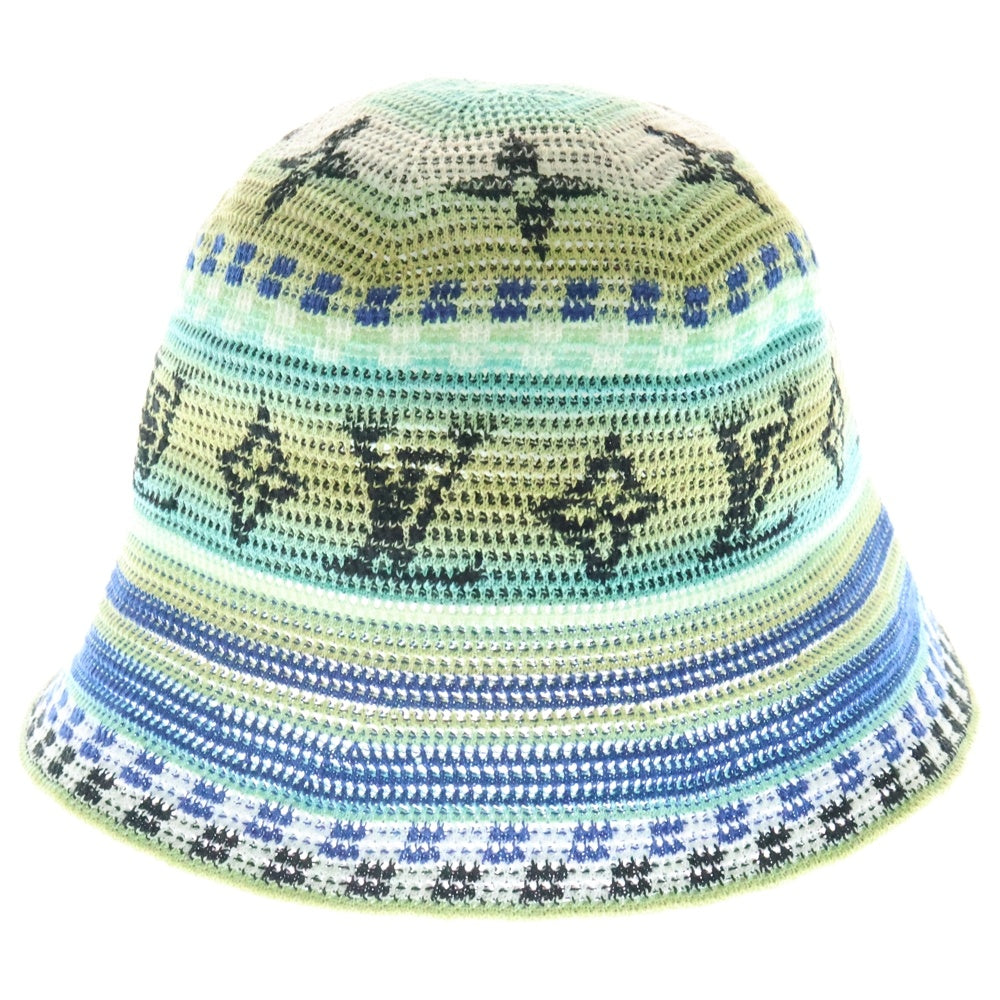LOUIS VUITTON(ルイヴィトン) シャポー LV クロシェ ストライプ バケットハット マルチカラー M7141M