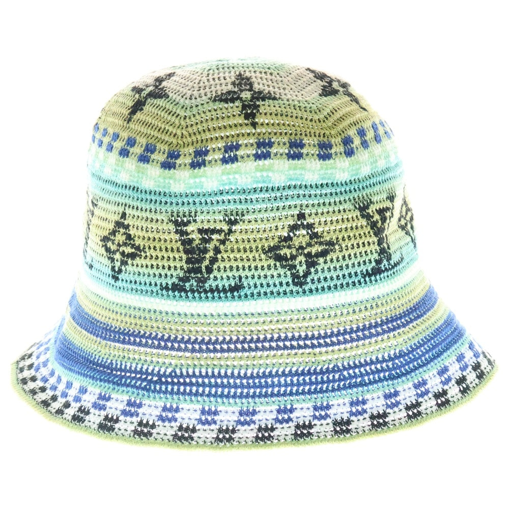 LOUIS VUITTON(ルイヴィトン) シャポー LV クロシェ ストライプ バケットハット マルチカラー M7141M