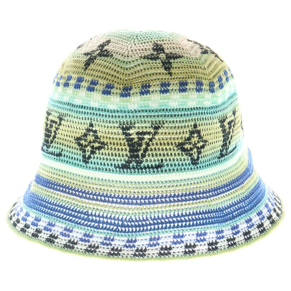 LOUIS VUITTON(ルイヴィトン) シャポー LV クロシェ ストライプ バケットハット マルチカラー M7141M