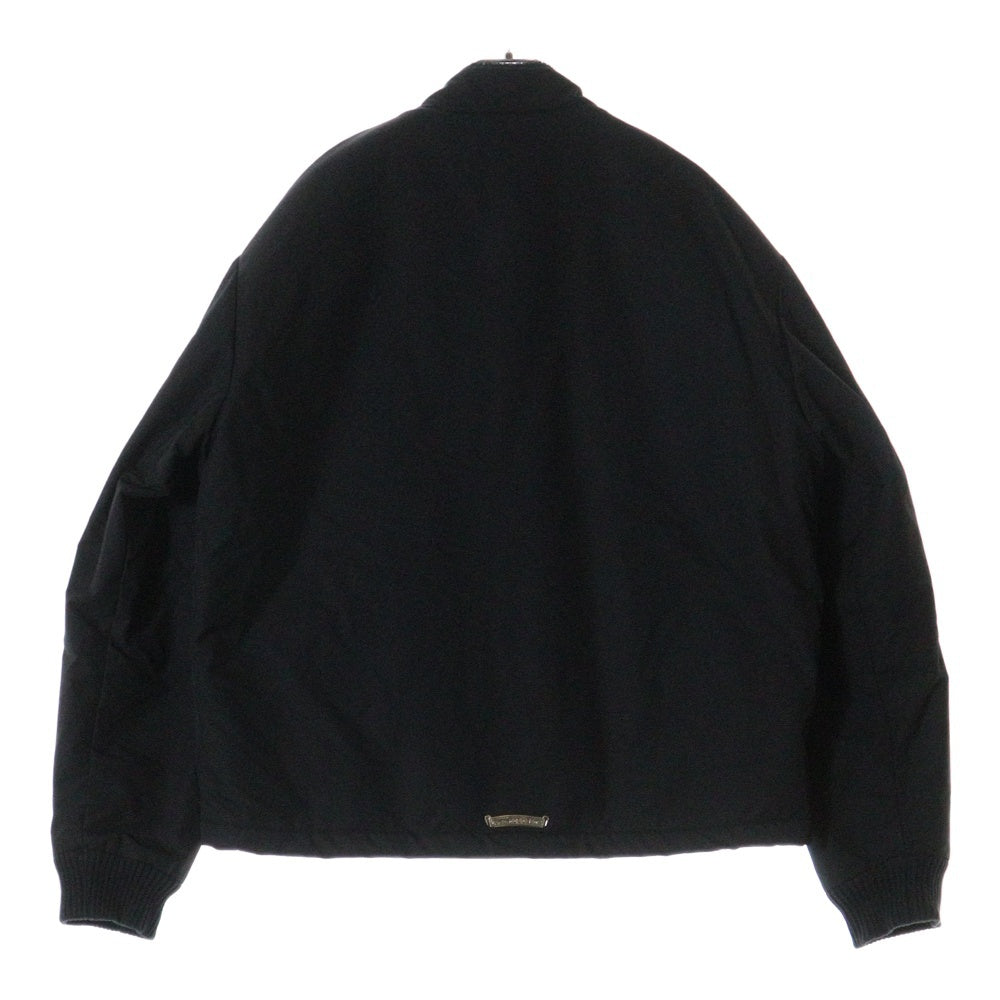 CHROME HEARTS(クロムハーツ) RED PATCH RACING JACKET セメタリークロスパッチ アームCHプラス レーシングジャケット ブラック/レッド/ホワイト