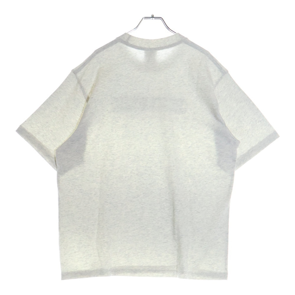 A BATHING APE(アベイシングエイプ) BABY MILO GRAPHIC RELAXED FIT TEE フロントプリント クルーネック半袖Tシャツカットソー グレー 002TEL801302M