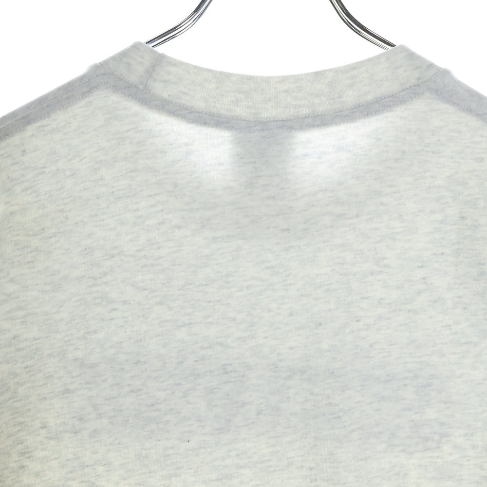 A BATHING APE(アベイシングエイプ) BABY MILO GRAPHIC RELAXED FIT TEE フロントプリント クルーネック半袖Tシャツカットソー グレー 002TEL801302M