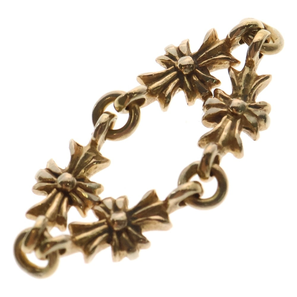 CHROME HEARTS(クロムハーツ) 22K RING TNY E CH PLS P/DIA タイニーE CHプラスリング PAVEダイヤ ゴールド BCA060