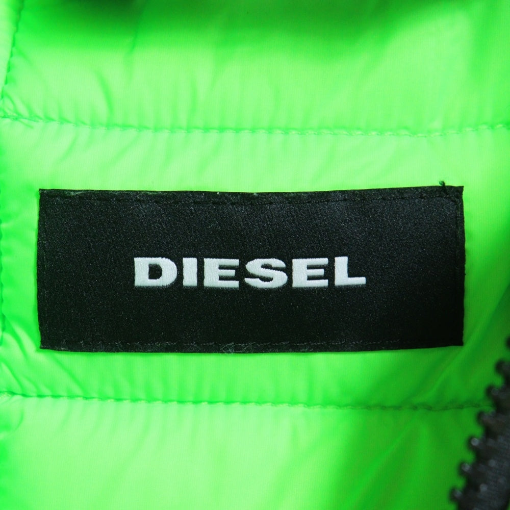 DIESEL(ディーゼル) フーディージップアップダウンベスト キッズ グリーン J00224-KXB9C