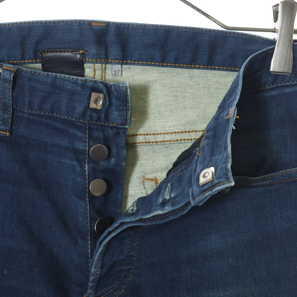 Dior HOMME(ディオールオム) サイドジップデザインスーパースキニーデニムパンツ レディース インディゴ 9H31J2971233