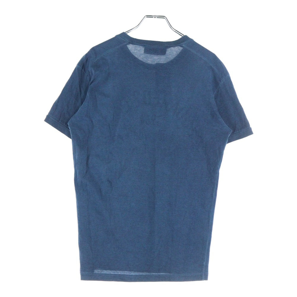 DSQUARED2(ディースクエアード) フロントプリントクルーネック半袖Tシャツカットソー ブルー S71GD0336 S22427