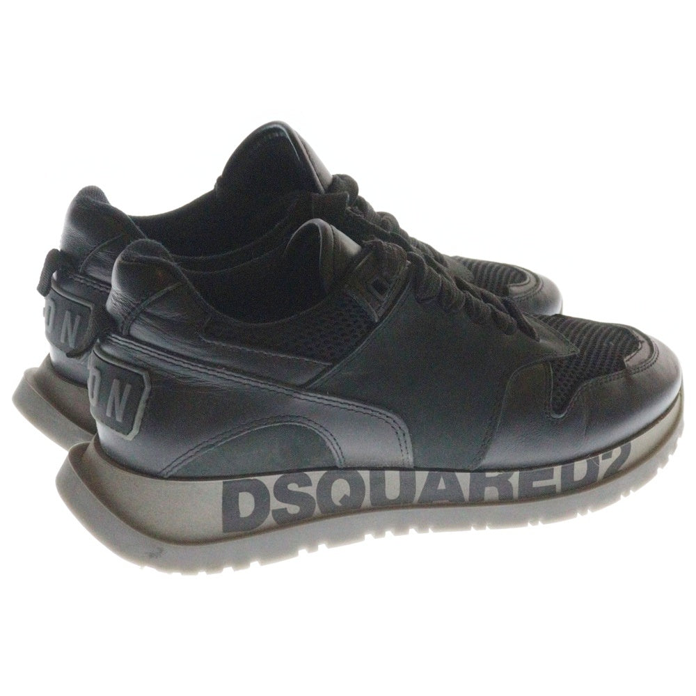 DSQUARED2(ディースクエアード) RUNNING ランニング ソールデザインローカットスニーカー レディース ブラック snm0213 01503280 2124