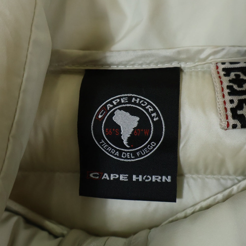 CAPE HORN(ケープホーン) MATT STELLA マットステラ フーディーダウンジャケット レディース アイボリー 52560