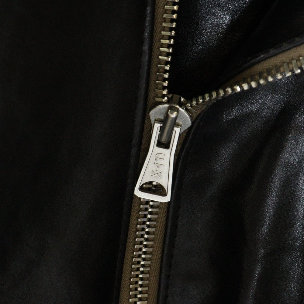 Lewis Leathers(ルイスレザー) 441T CYCLONE TIGHT FIT VEGE COW ベジカウ サイクロン タイトフィット レザー ダブルライダース レザージャケット ブラック