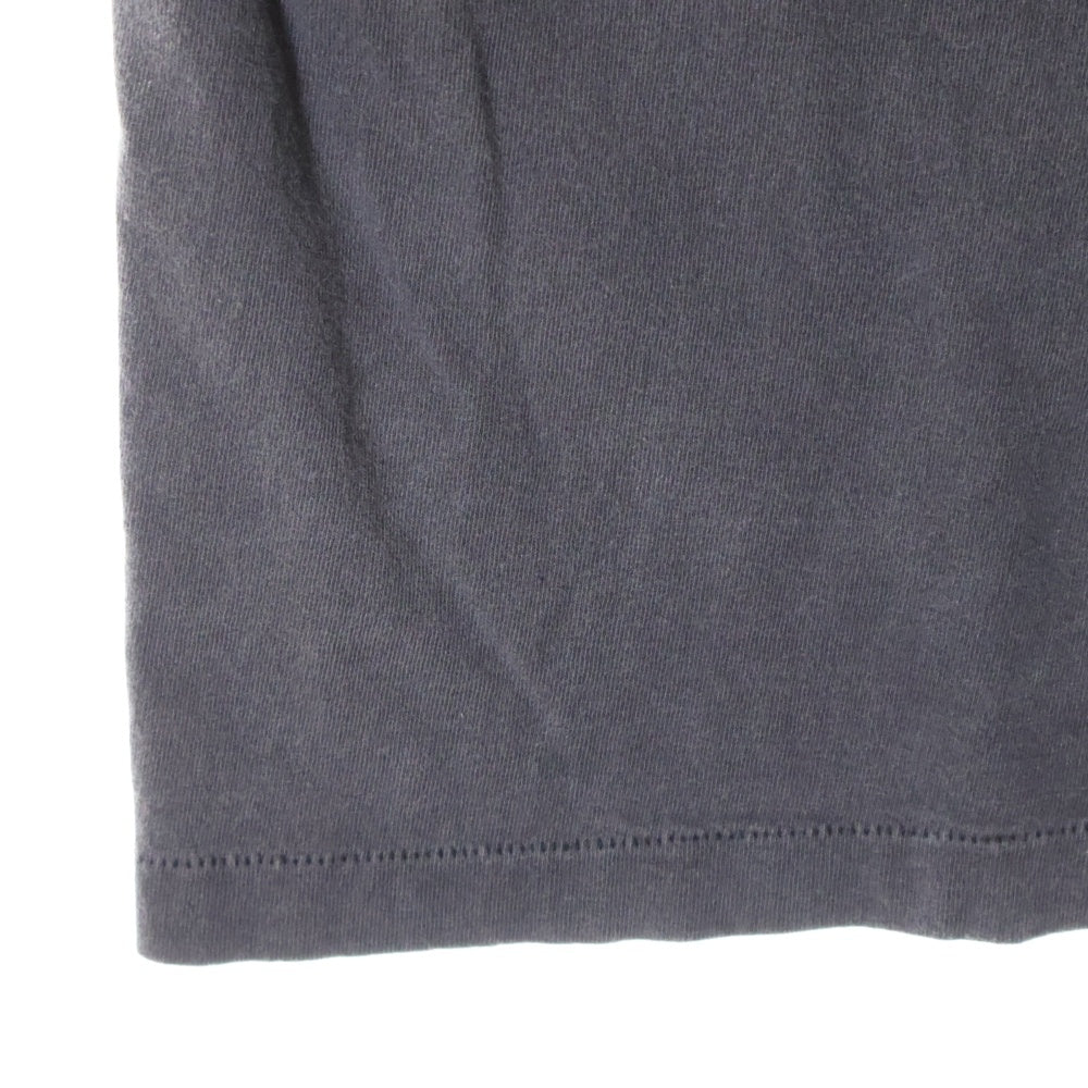 SAINT MICHAEL(セントマイケル) 22SS SS TEE NBA ヴィンテージ加工フロントエンジェルプリントクルーネック半袖Tシャツカットソー グレー SM-S22-0000-010