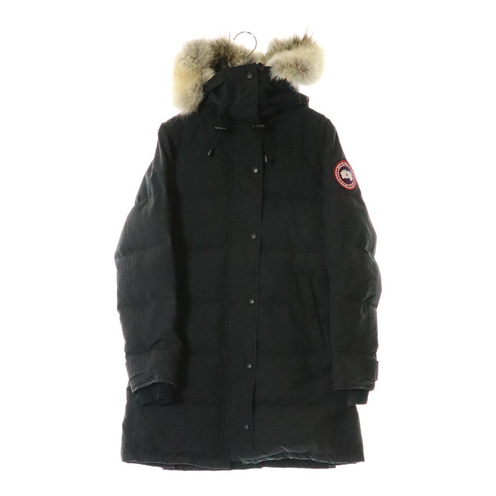 CANADA GOOSE(カナダグース) SHELBURNE PARKA シェルバーンパーカ ファーフーディーダウンコート レディース ブラック 3802LA