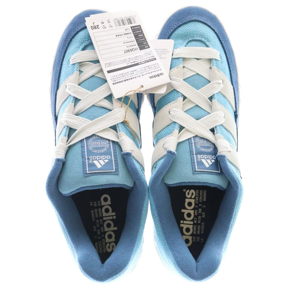 adidas Originals(アディダスオリジナルス) Adimatic Hemp アディマティック ヘンプ ローカットスニーカー ブルー US10/28cm HQ6907