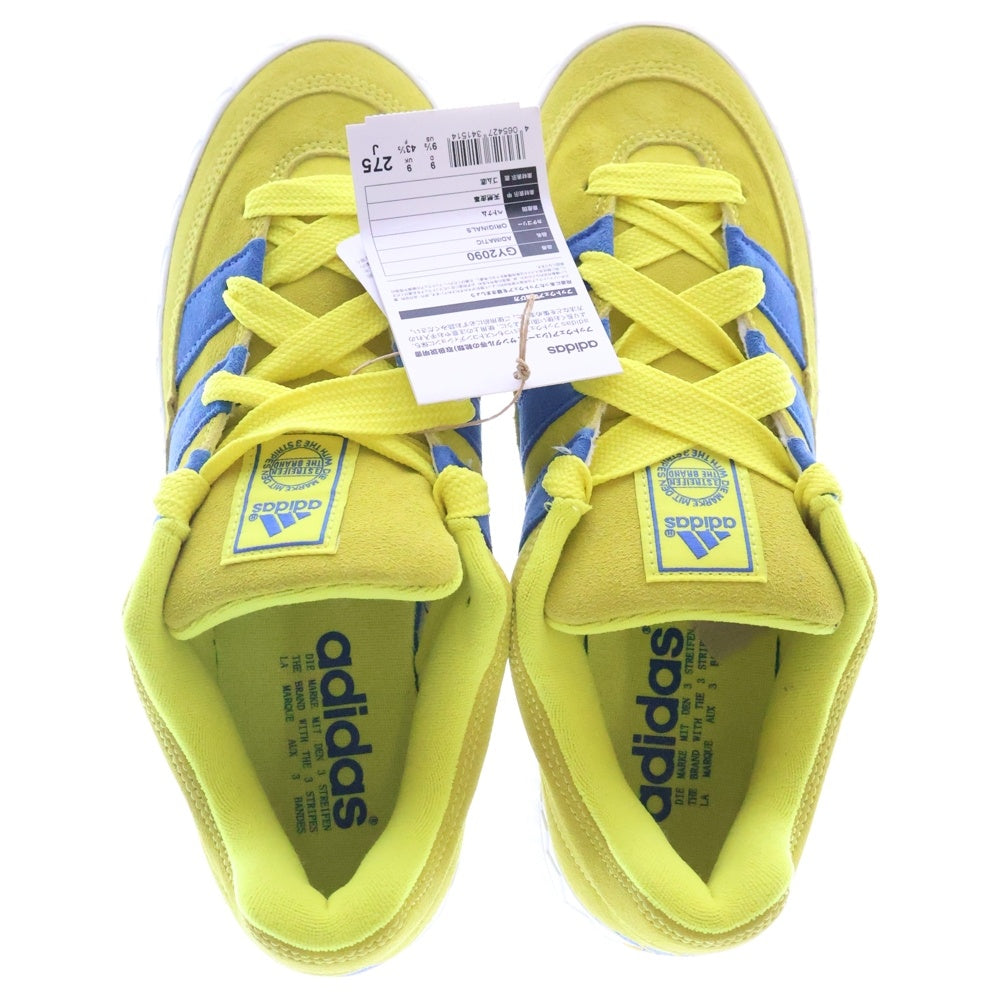 adidas Originals(アディダスオリジナルス) Adimatic アディマティック ローカットスニーカー イエロー US9.5/27.5cm GY2090