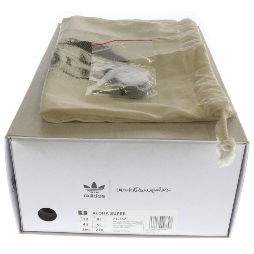 adidas(アディダス) ×Mark Gonzales SB ALOHA SUPER ×マークゴンザレス アロハ スーパー ローカットスニーカー ブラック/パープル FY0447
