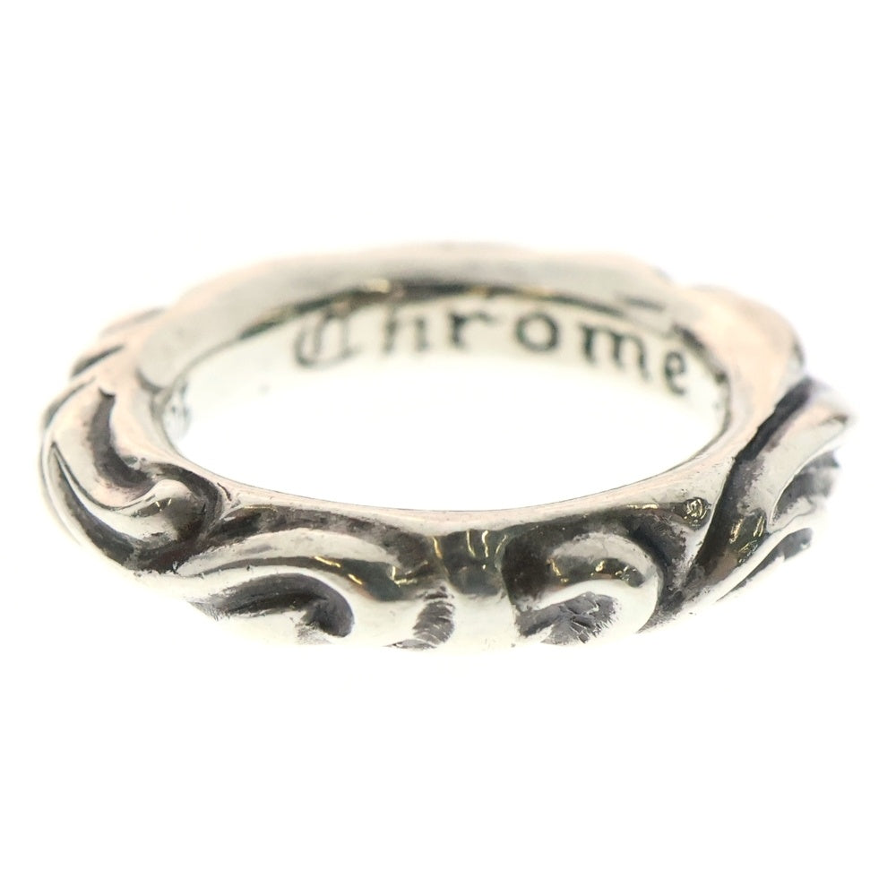 CHROME HEARTS(クロムハーツ) SCRL BAND スクロールバンド リング シルバー BCA351