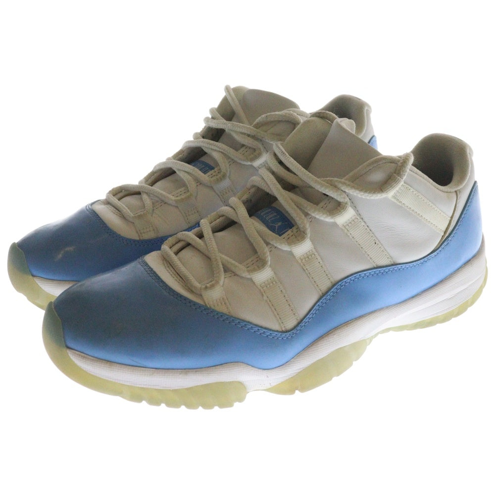 NIKE(ナイキ) Air Jordan 11 Retro Low University Blue 2017 エアジョーダン11 レトロ ローカットスニーカー ホワイト/ライトブルー US10/28cm 528895-106