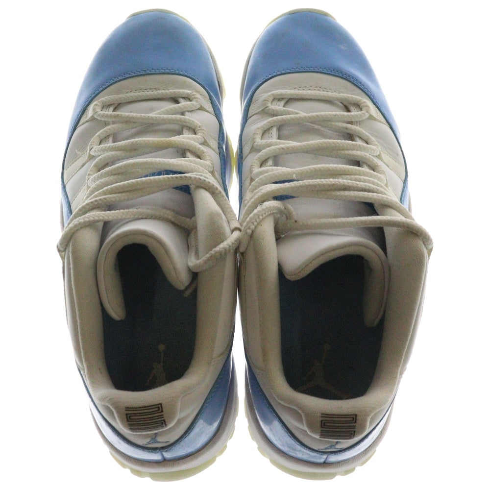 NIKE(ナイキ) Air Jordan 11 Retro Low University Blue 2017 エアジョーダン11 レトロ ローカットスニーカー ホワイト/ライトブルー US10/28cm 528895-106
