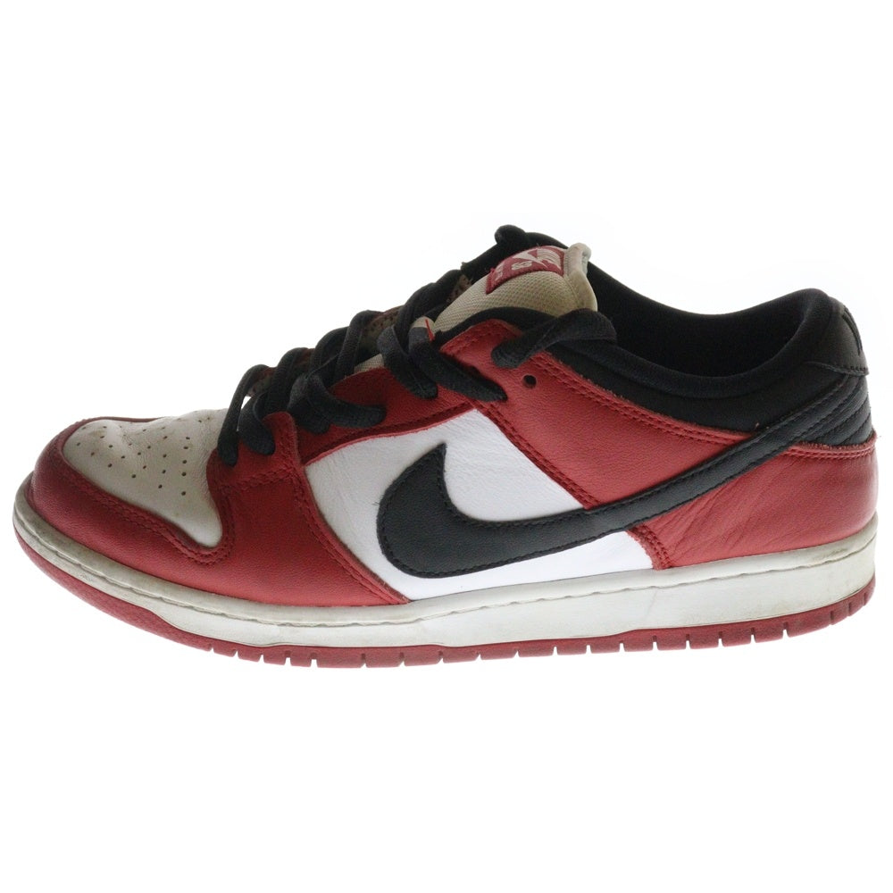 NIKE SB(ナイキエスビー) Dunk Low Pro J-Pack Chicago ダンク プロ ジェーパック シカゴ ローカットスニーカー レッド US10/28cm BQ6817-600