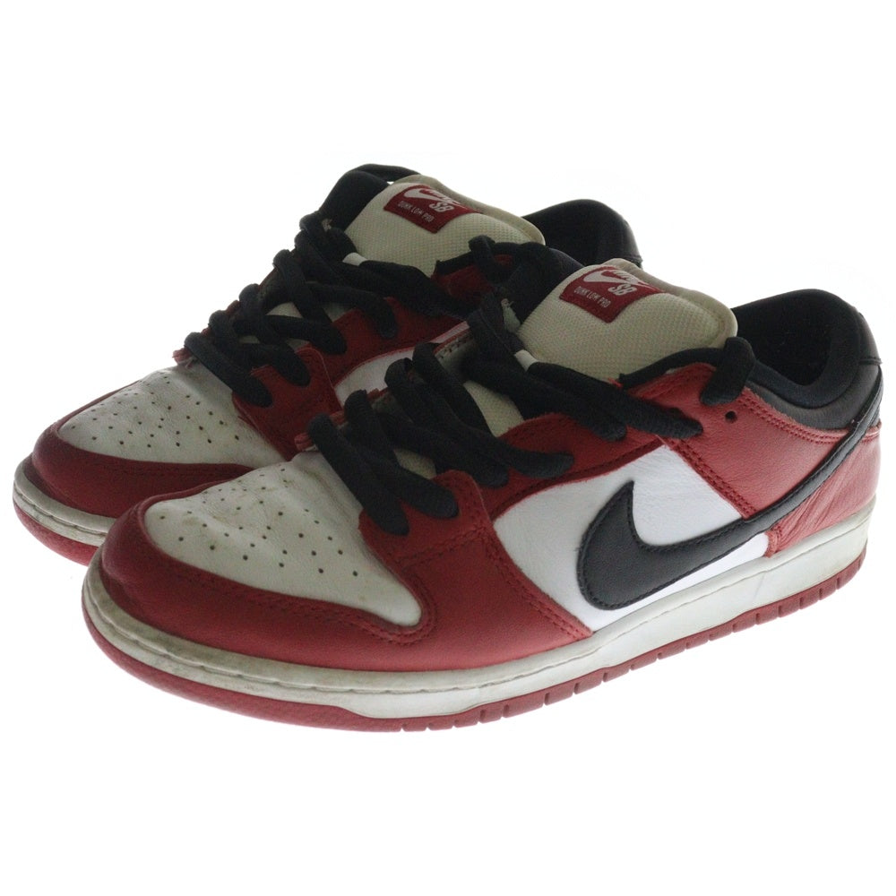 NIKE SB(ナイキエスビー) Dunk Low Pro J-Pack Chicago ダンク プロ ジェーパック シカゴ ローカットスニーカー レッド US10/28cm BQ6817-600