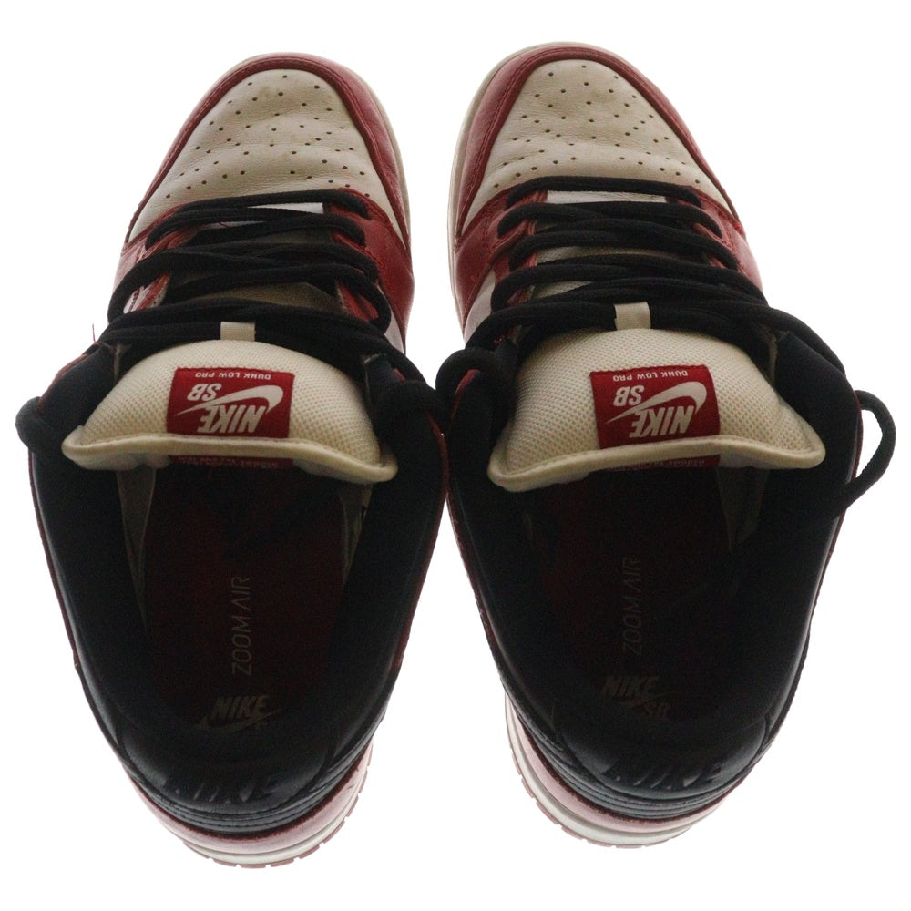 NIKE SB(ナイキエスビー) Dunk Low Pro J-Pack Chicago ダンク プロ ジェーパック シカゴ ローカットスニーカー レッド US10/28cm BQ6817-600