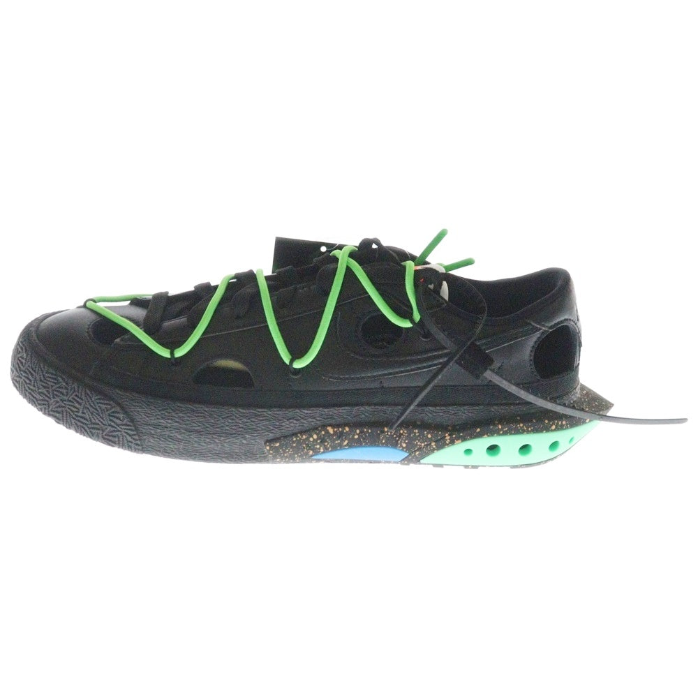 NIKE(ナイキ) ×Off-White Blazer Low オフホワイト ブレーザー ローカットスニーカー ブラック/グリーン US10.5/28.5cm DH7863-001
