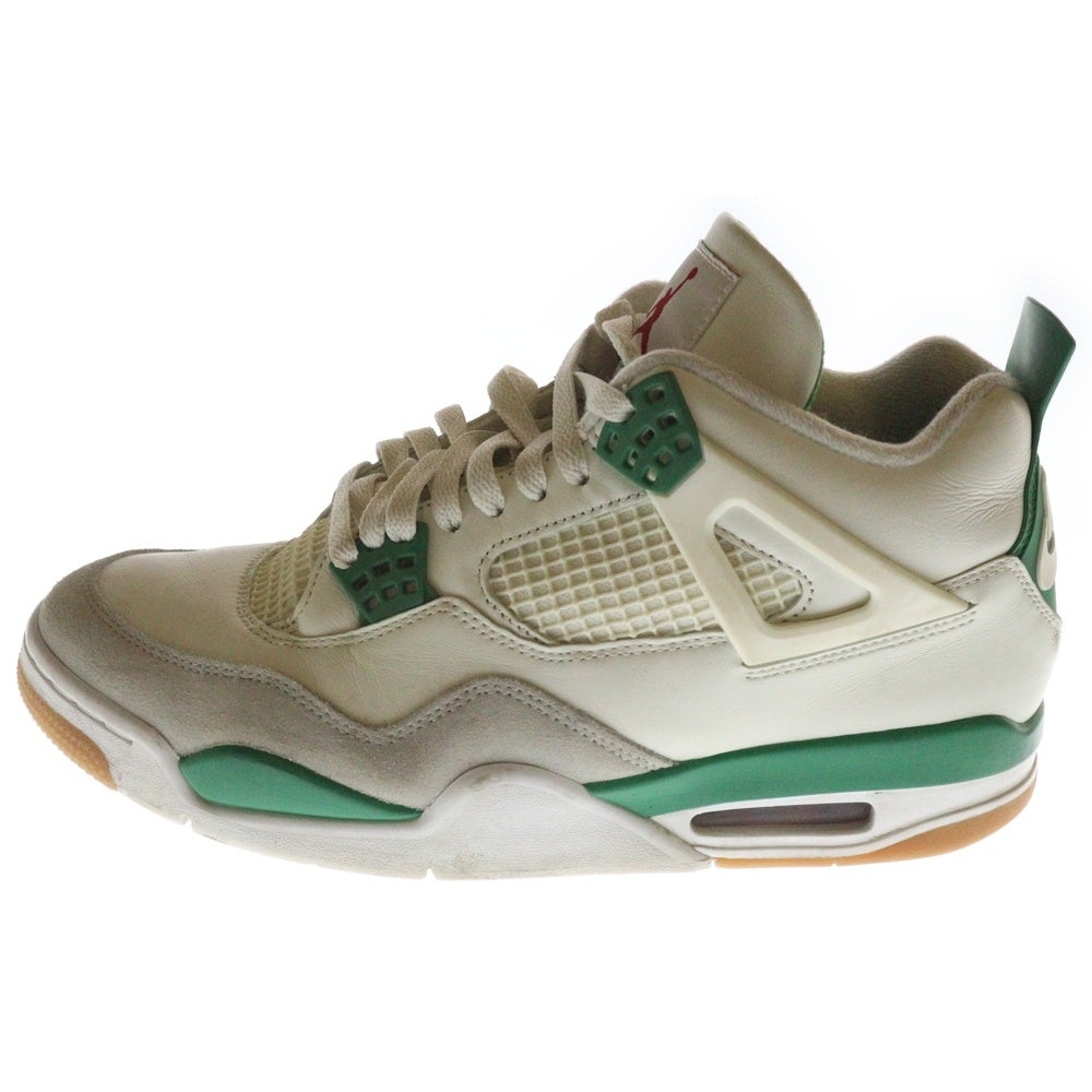 NIKE SB(ナイキエスビー) ×Air Jordan 4 Retro SP Pine Green エアジョーダン4 レトロ SP パイングリーン ハイカットスニーカー ホワイト/グリーン US10.5/28.5cm DR5415-103