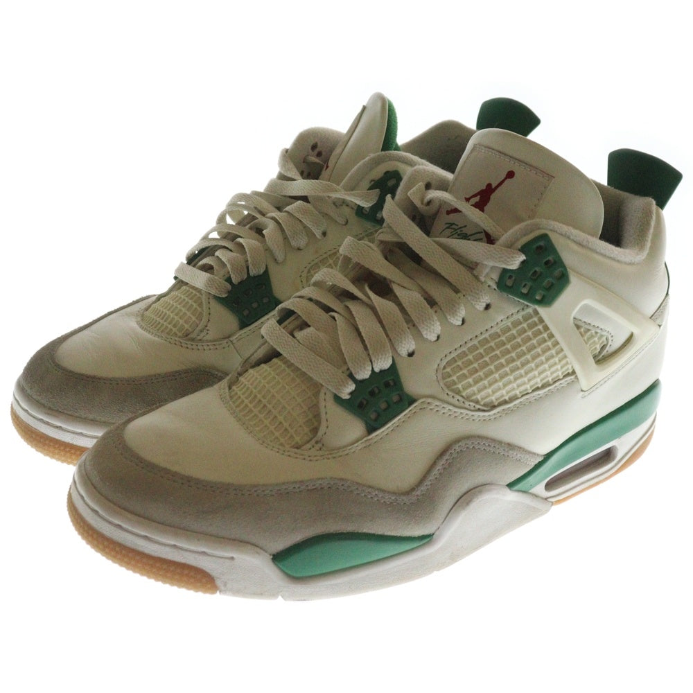 NIKE SB(ナイキエスビー) ×Air Jordan 4 Retro SP Pine Green エアジョーダン4 レトロ SP パイングリーン ハイカットスニーカー ホワイト/グリーン US10.5/28.5cm DR5415-103