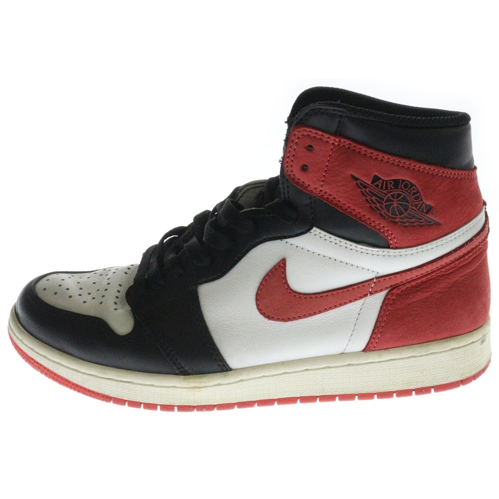 NIKE(ナイキ) Air Jordan 1 Retro High TRACK RED エアジョーダン1 トラック レッド ハイカットスニーカー レッド US9.5/27.5cm 555088-112