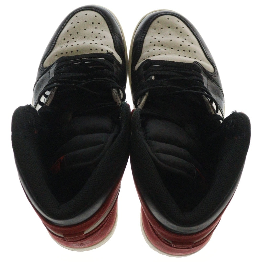 NIKE(ナイキ) Air Jordan 1 Retro High TRACK RED エアジョーダン1 トラック レッド ハイカットスニーカー レッド US9.5/27.5cm 555088-112