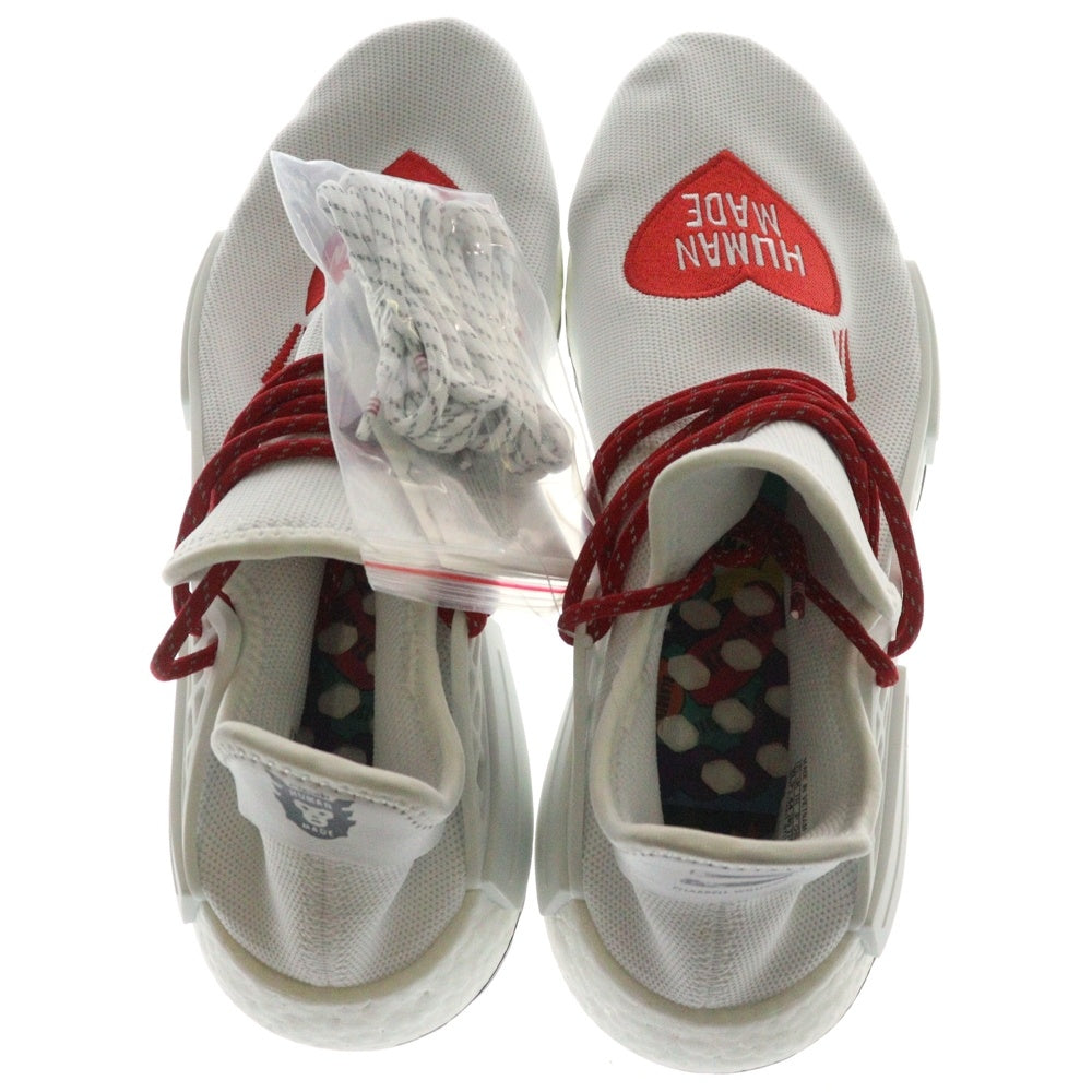 adidas(アディダス) ×HUMAN MADE NMD LOVE PACK ヒューマンメイド ローカットスニーカー ホワイト/レッド US10/27cm EF7223
