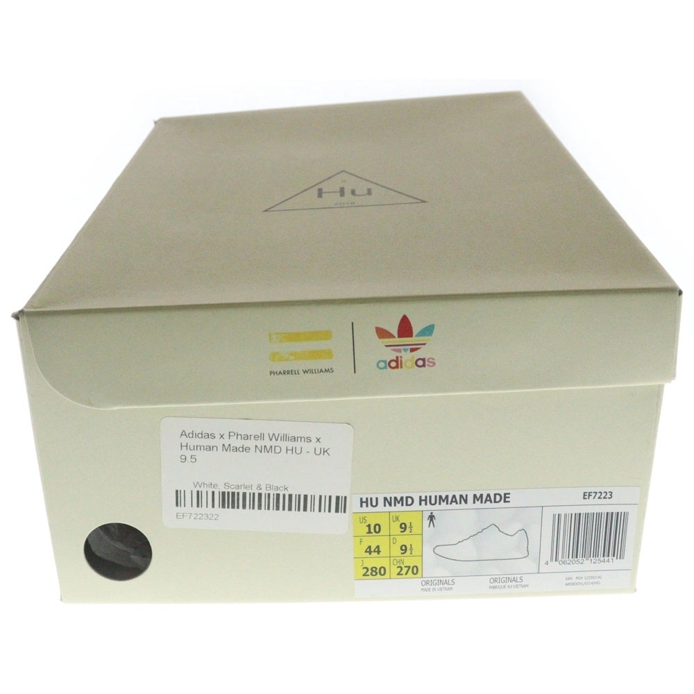 adidas(アディダス) ×HUMAN MADE NMD LOVE PACK ヒューマンメイド ローカットスニーカー ホワイト/レッド US10/27cm EF7223