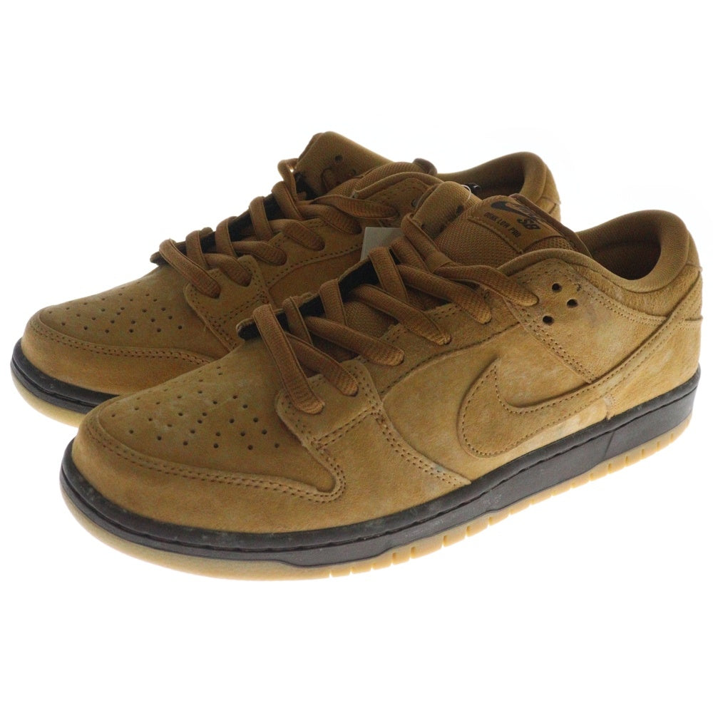 NIKE SB(ナイキエスビー) Dunk Low Pro Wheat ダンク プロ ウィート ローカットスニーカー ブラウン US10.5/28.5cm BQ6817-204