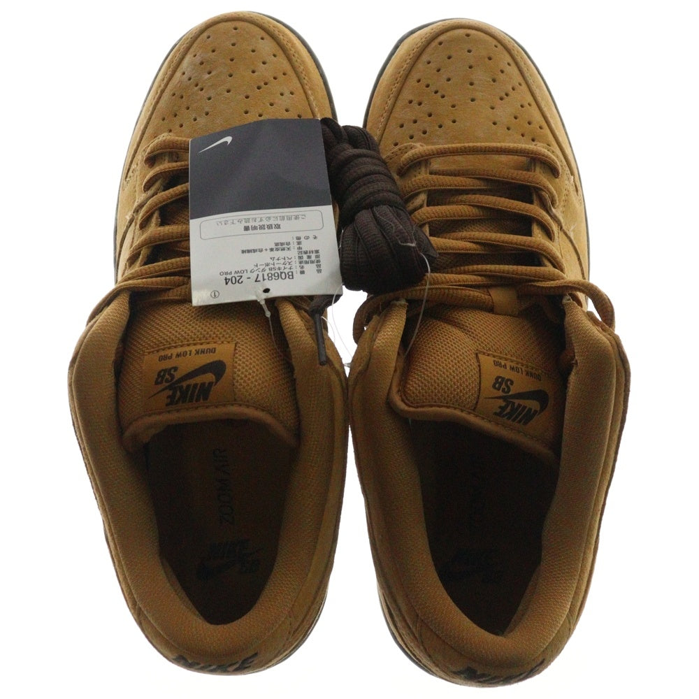 NIKE SB(ナイキエスビー) Dunk Low Pro Wheat ダンク プロ ウィート ローカットスニーカー ブラウン US10.5/28.5cm BQ6817-204