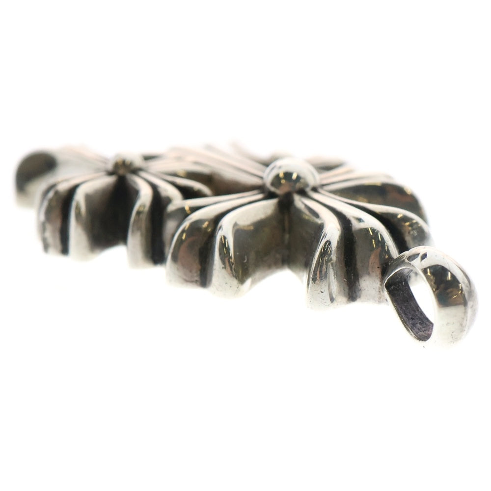 CHROME HEARTS(クロムハーツ) 3 CH CRS SML トリプルCHクロススモール ネックレストップ シルバー