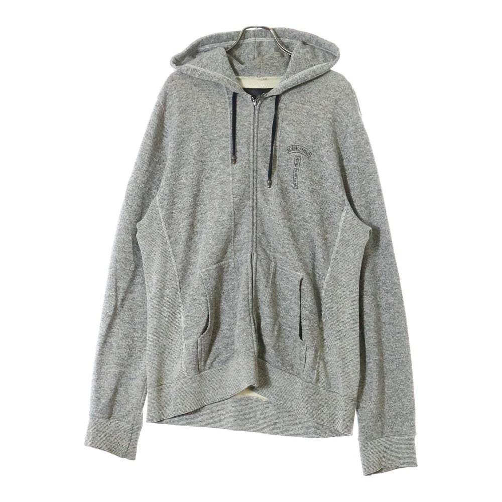 CHROME HEARTS(クロムハーツ) PPO DARLIN HD ZIP MATTY BOY バックプリント ダガー ジップアップパーカー グレー