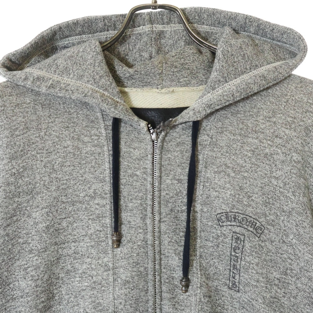 CHROME HEARTS(クロムハーツ) PPO DARLIN HD ZIP MATTY BOY バックプリント ダガー ジップアップパーカー グレー