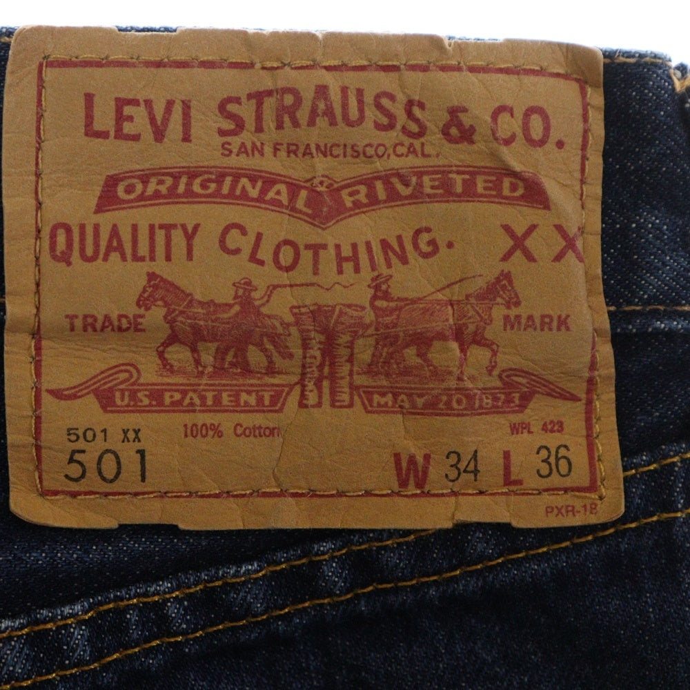 Levi's(リーバイス) 501XX ビッグE復刻 デニムパンツ インディゴ 66501.0008